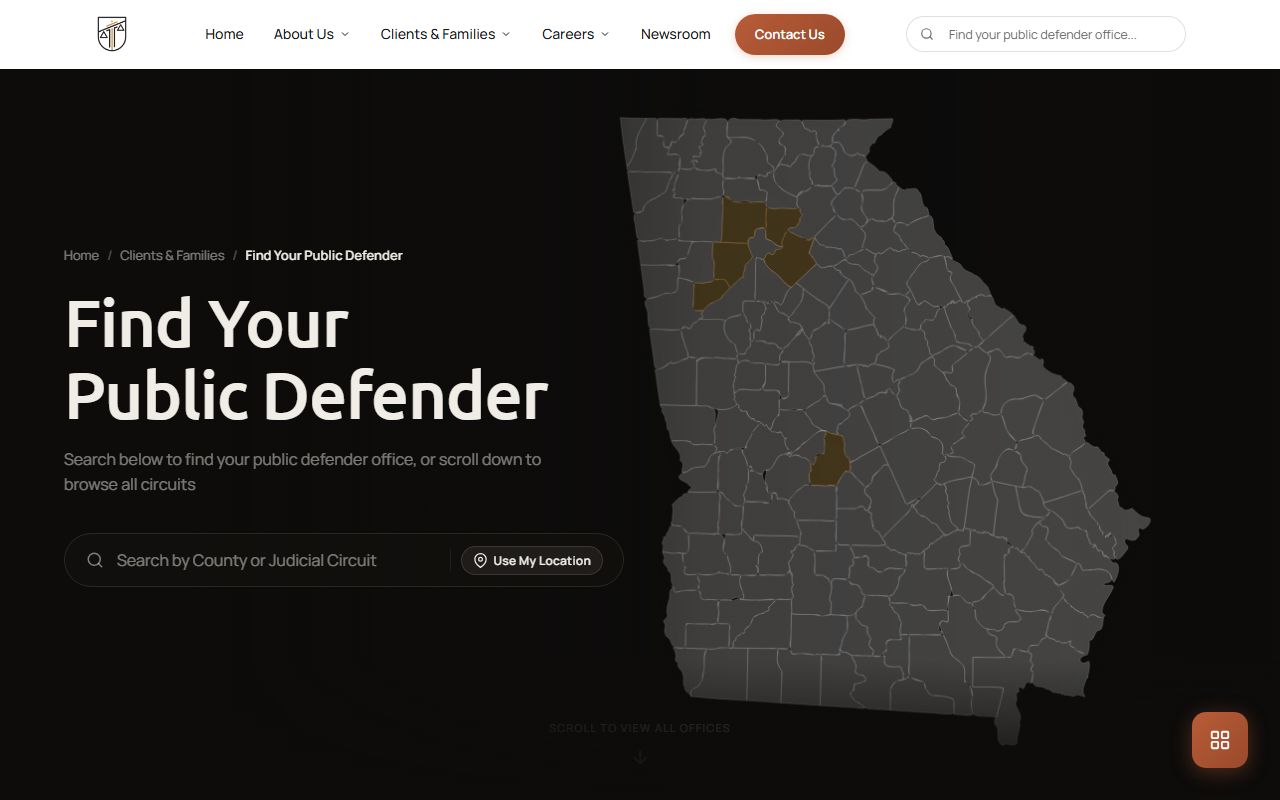 Lanier County criminal court records public defender route